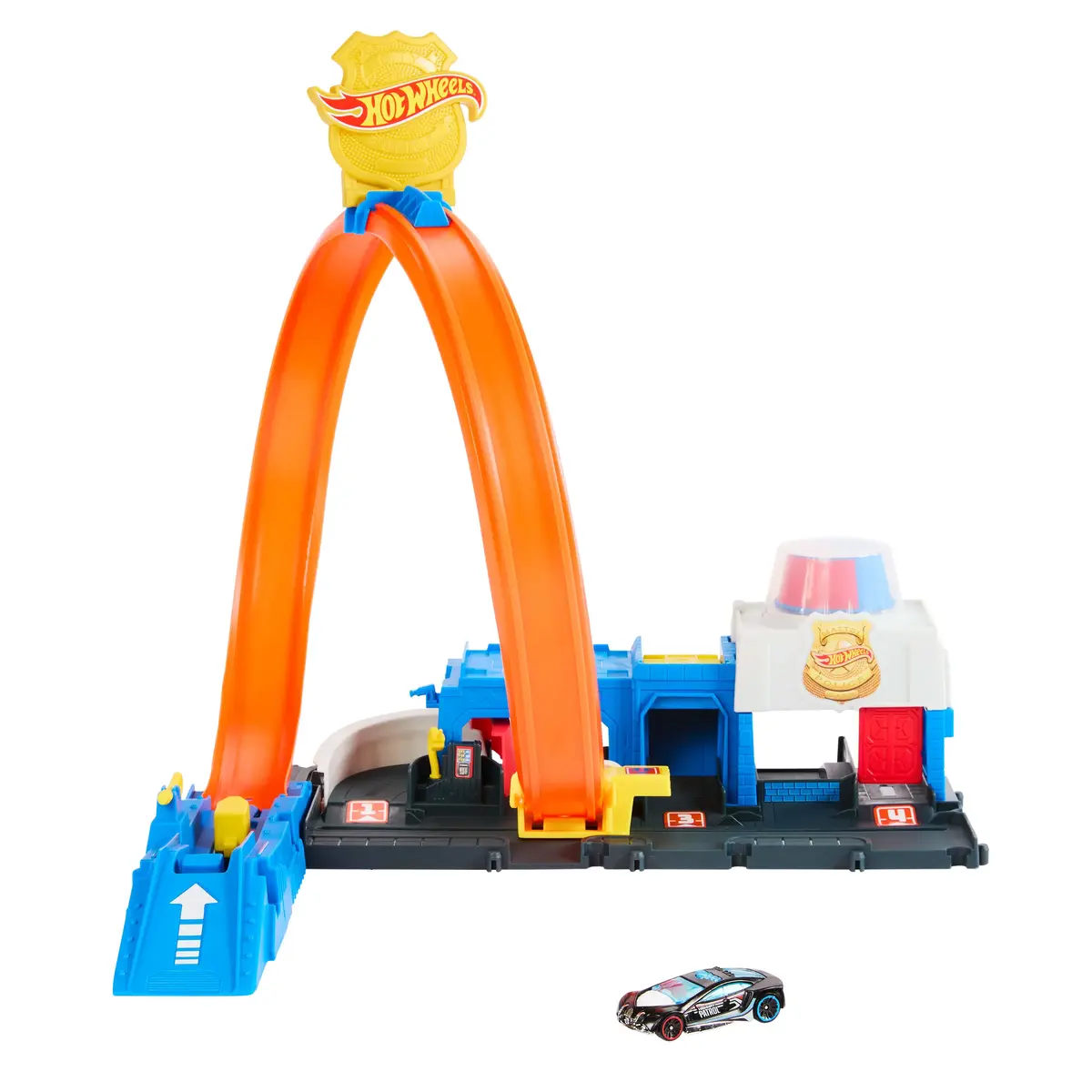 MATTEL Hot Wheels City Super Police Station komplekts Photo 5