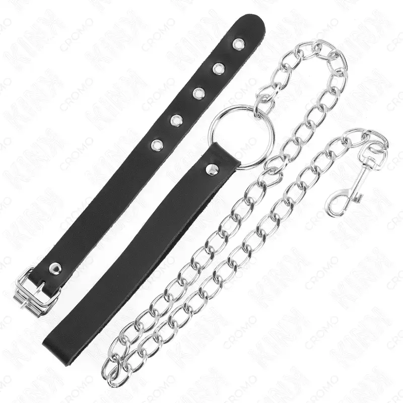 Кольцо для пениса KINK RING POWER D-241264 кожаное 21,5×2 см Photo 3