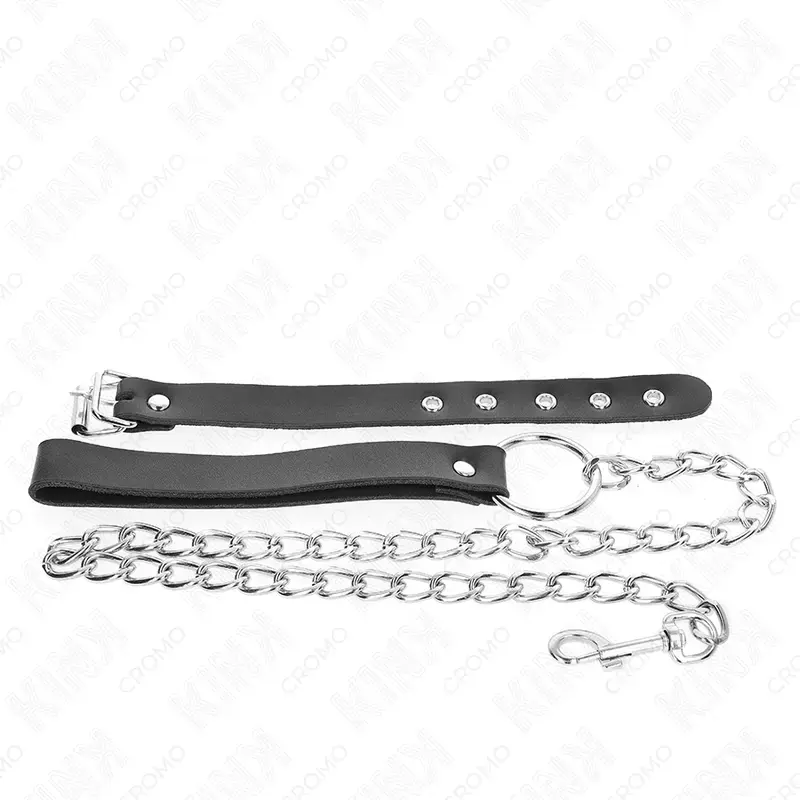 Кольцо для пениса KINK RING POWER D-241264 кожаное 21,5×2 см Photo 4