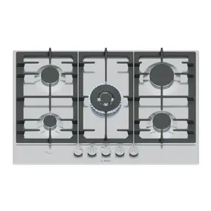 Gas hob Bosch PCQ7A5I90 75 cm, 5 cooking zones, Mechanical control