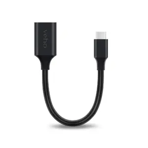 Veho USB-C uz USB 3.1 Adapters VCL-220-USBCA USB C sieviete uz USB A vīrietis 0.15 m melns 5 Gbit/s