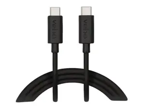 Veho VCL-006-C2C USB-C uz USB-C uzlādes un sinhronizācijas kabelis, melns