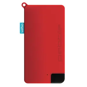 Power bank Veho VPP-017-PK-RD karabīne 1000 mAh pārnēsājams lādētājs