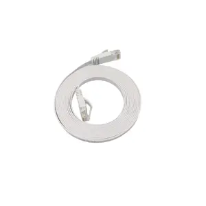 Network Cable MicroConnect U/UTP CAT6A 1M White Flat