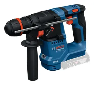 Аккумуляторный перфоратор Bosch GBH 18V-18 X Professional SDS Plus с батареей 18 В, энергией удара 1.5 Дж и максимальным диаметром бурения бетона 18 мм