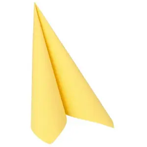 Paper napkins Papstar DE1816923 40×40 cm, 20 pcs, yellow