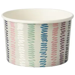 Viena lietošanas TO GO ZICK-ZACK CONTAINER Papstar 250 ml, FSC® sertificēts, 10 gab., mikroviļņu drošs (līdz 2 min.), 0–100°C