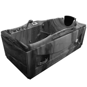 Massage bathtub AMUE AMUS-1050 Right Gray 174 x 88 cm