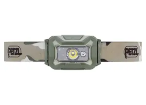 Налобный фонарь Petzl Aria 1 RGB — LED 350 лм, IP67, дюралюминий и резина, AAA