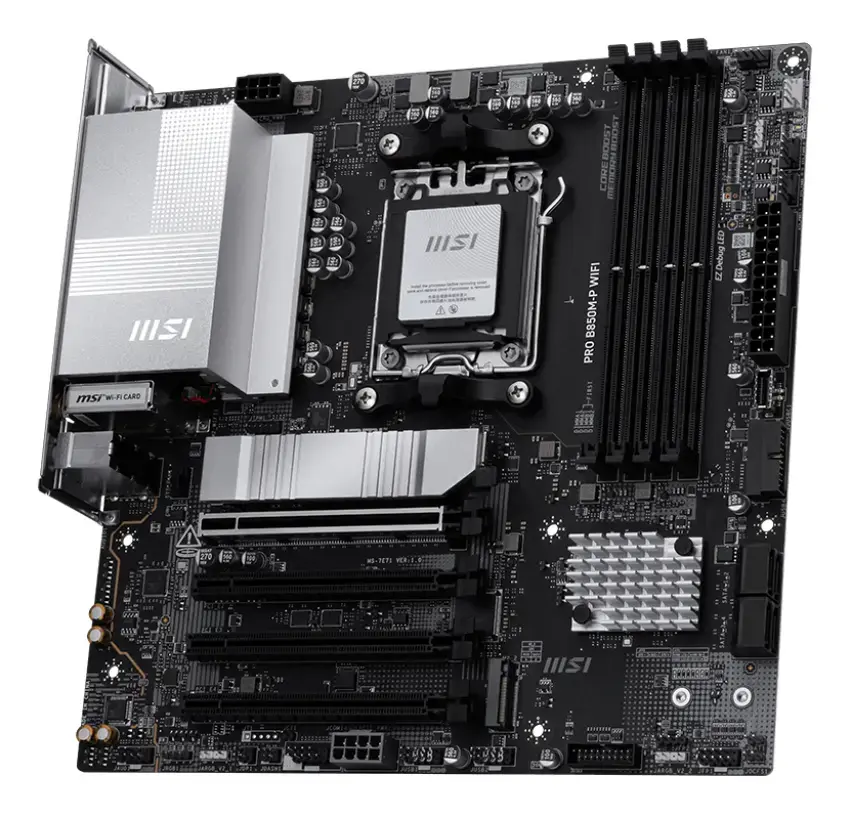 MSI PRO B850M-P WIFI mātesplate (micro ATX, Socket AM5) Photo 3