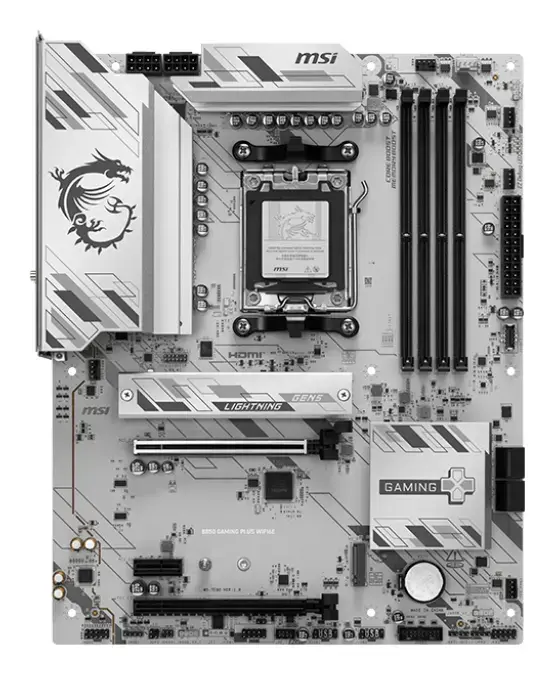 MSI B850 GAMING PLUS WIFI6E ATX Socket AM5 mātesplate Photo 2