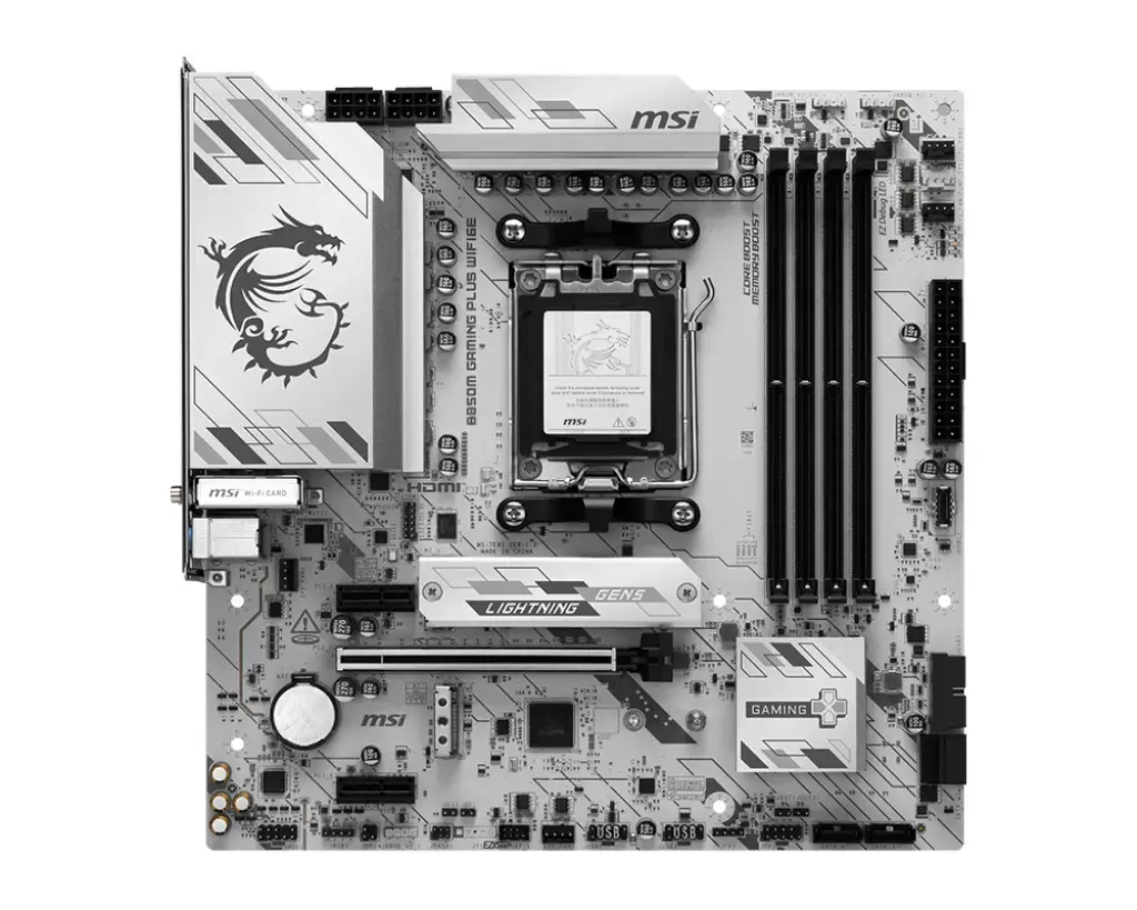MSI B850M GAMING PLUS WIFI6E micro ATX mātesplate Photo 2