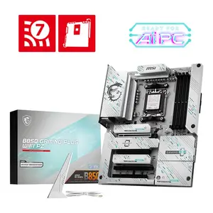 Mātesplate MSI B850 GAMING PLUS WIFI PZ — AMD B850, Socket AM5, ATX, DDR5, 4 DIMM, 3x M.2, Wi‑Fi, Bluetooth