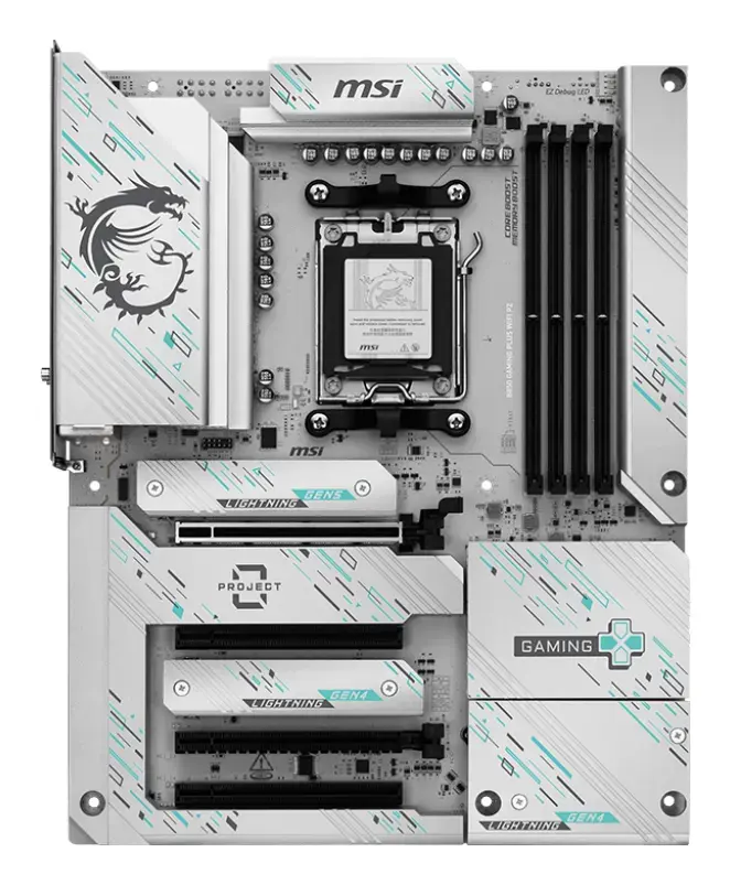 Материнская плата MSI B850 GAMING PLUS WIFI PZ Photo 2
