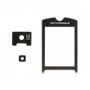 Camera lens kit display for MOTOROLA V3X — original replacement part, black