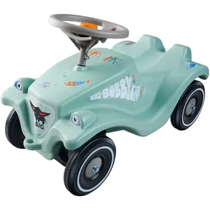 Pārdzīvojamā rotaļu mašīna Simba‑Dickie Bobby Car Classic Green Sea modelis 800056141, zems sēdeklis, izturīgs plastmasa
