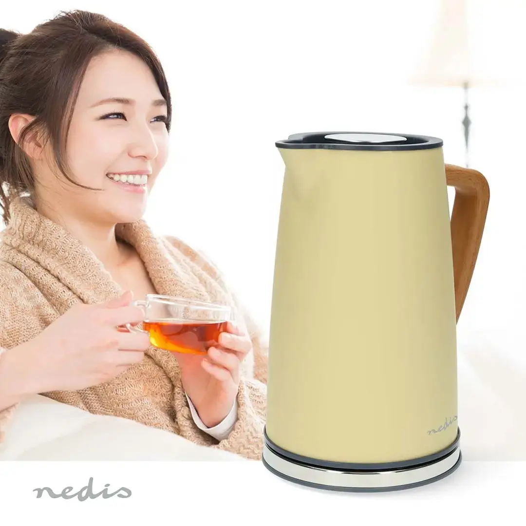 Electric kettle Nedis KAWK510EYW 1.7 L Photo 2