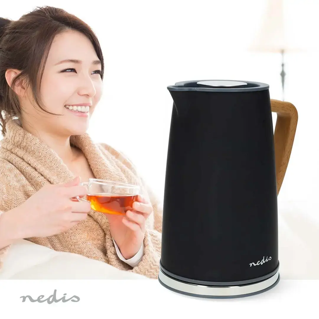 Electric kettle Nedis KAWK510EBK 1.7 L 2200 W Photo 2
