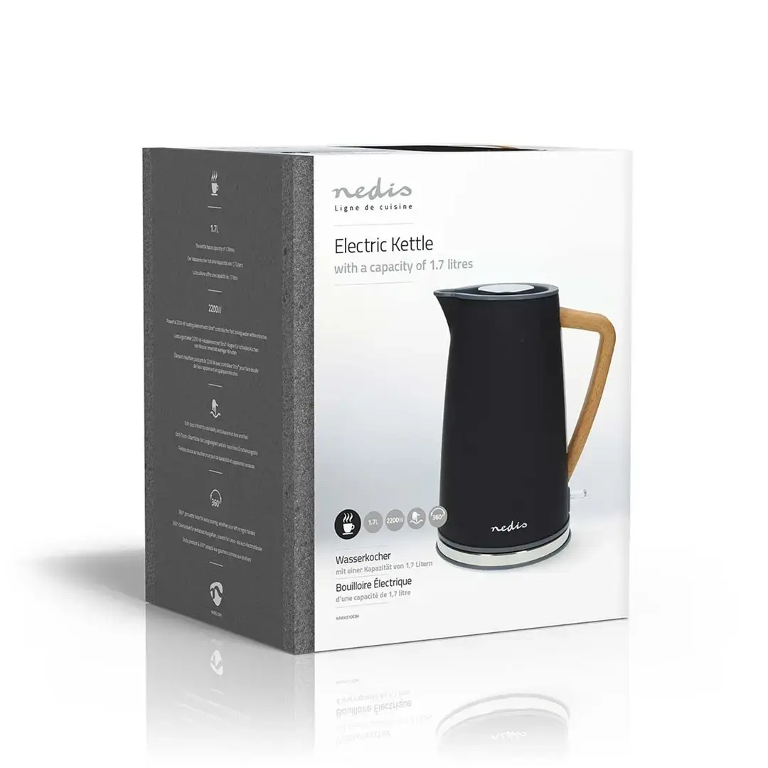 Electric kettle Nedis KAWK510EBK 1.7 L 2200 W Photo 10
