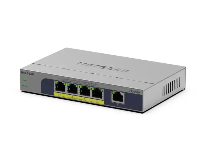 Netgear GS105PP Nevadāms Gigabit PoE slēdzis Photo 3