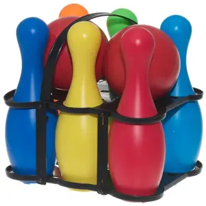 Boulinga komplekts IPLAY 3167551 — spēļu komplekts ar 10 keglēm un 2 bumbiņām