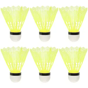 Badminton plastic shuttlecocks ATOM set of 6 model 125455
