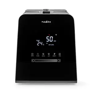 Tvaika gaisa mitrinātājs Nedis HUMI150BKW — 5.5 L tvertne, 30 W, melns