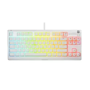 Wired Tenkeyless Gaming Keyboard STEELSERIES Apex 3 TKL White US layout, USB-C, RGB, Magnetic-mechanical switches