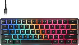 Steelseries Apex Pro Mini Gen 3 Gaming Keyboard USB Wired Magnetic-Mechanical QWERTY English Black 60% Form Factor