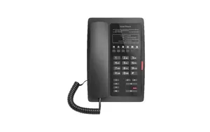VoIP phone Fanvil H3W V2 Hotel Black — HD audio, dual Ethernet ports