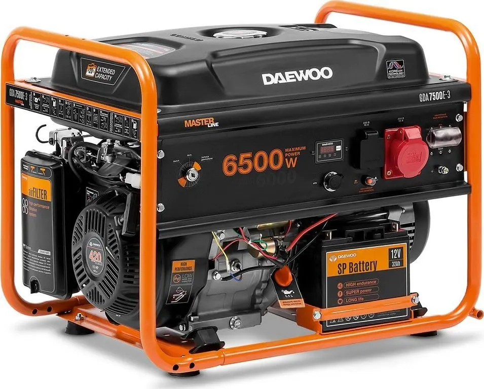 Dzinēja ģenerators Daewoo GDA 7500E-3 6000