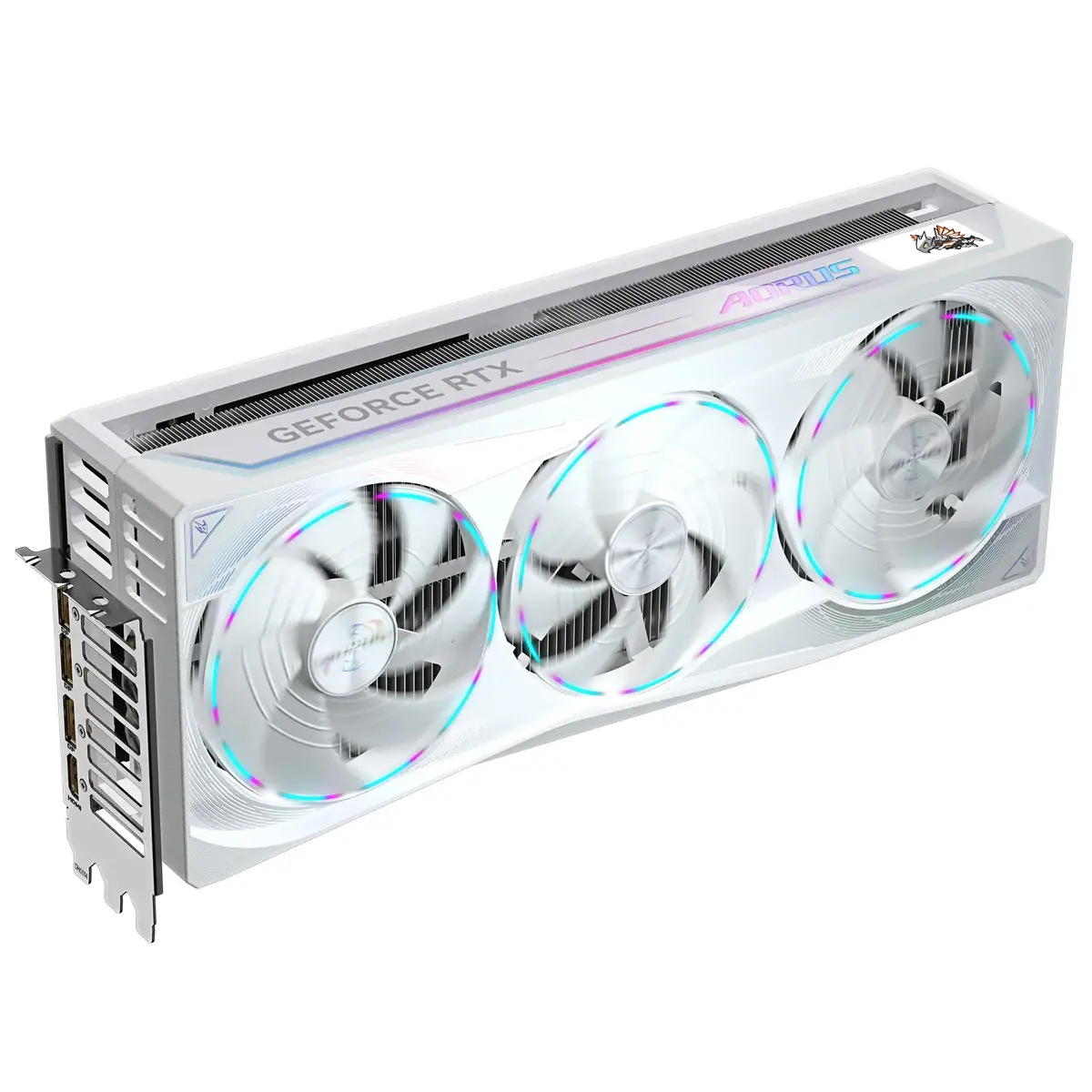 Видеокарта GIGABYTE AORUS GeForce RTX 5090 STEALTH ICE 32G Photo 7