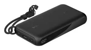 Портативный аккумулятор Belkin BPB028HQBK 20000 mAh, 2× USB-C, 1× USB-A, чёрный