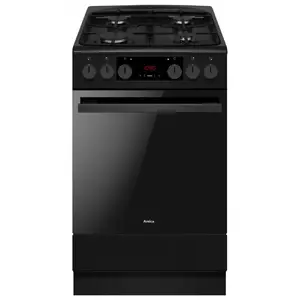Cooker AMICA 523GEH3.33HZpTsDpAF PIZZA 58682, freestanding cooker, Energy class A