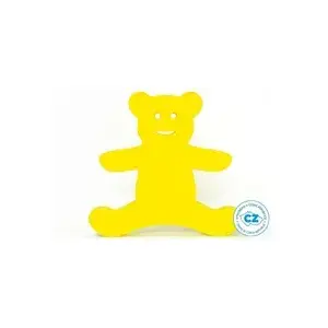 Swimming board Marimex Bear 340×290×38 mm, yellow flotation board