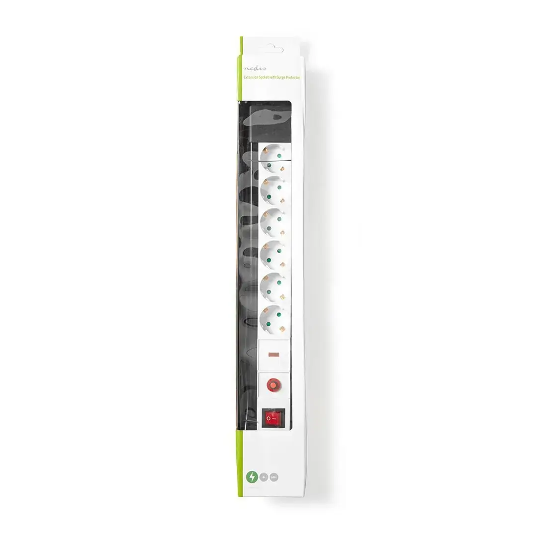 Nedis EXS630SPF1PRO удлинитель 3 м, 6 розеток Photo 2