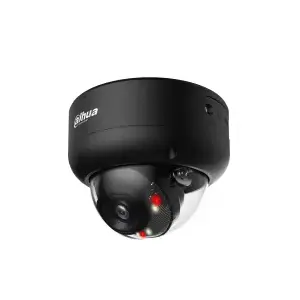 Dahua WizSense kupolveida IP novērošanas kamera IPC-HDBW3849E-AS-IL — 3840×2160, piekārta uzstādīšana, vadu, melna
