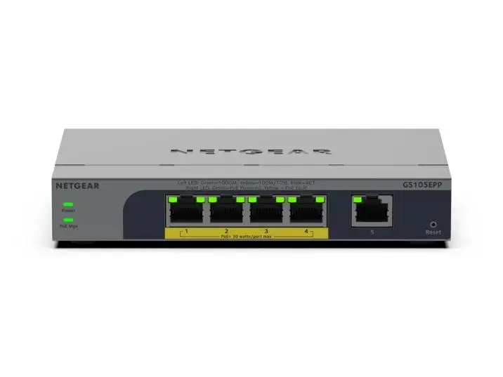Netgear GS105EPP PoE+ 5-портовый коммутатор Photo 2