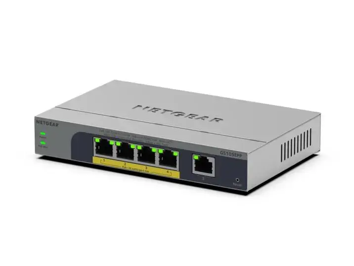 Netgear GS105EPP PoE+ 5-портовый коммутатор Photo 3
