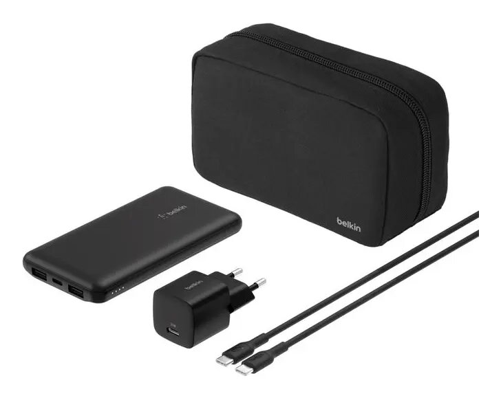 Belkin BoostCharge 10000 mAh melna ārējā