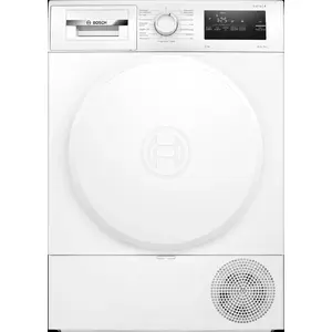 Tumble dryer Bosch WTH83277PL, 8 kg capacity, heat pump condenser, front-load, white