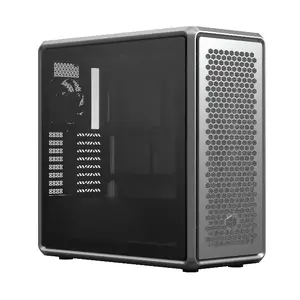 Datora korpuss Cooler Master MasterFrame 600 Midi Tower Silver — ATX/Micro‑ATX/ITX, rūdīts stikls, atbalsta 3×140 mm priekšā
