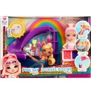 Spēļu komplekts MGA Entertainment Rainbow High Little Pool Day with Blush – leļļu aksesuārs