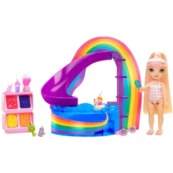 MGA Entertainment Rainbow High Little Pool Day with Blush Photo 2