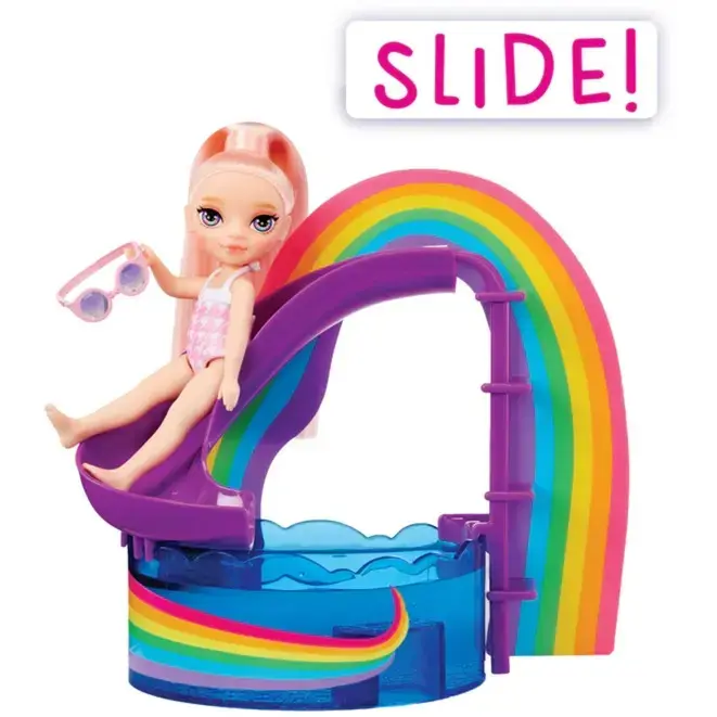 MGA Entertainment Rainbow High Little Pool Day with Blush Photo 5