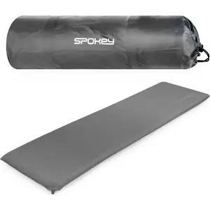 Self-Inflating Camping Mattress SPOKEY FATTY model 927848, grey