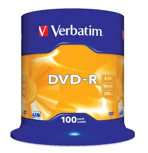 Verbatim DVD-R Matt Silver 4,7 GB 100 pcs