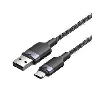 USB-A to USB-C cable Vention CTNBF — 1 m, 3 A, black