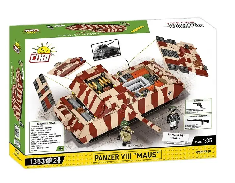 Cobi Panzer VIII Maus 1:35 modelis Photo 2