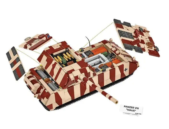 Cobi Panzer VIII Maus 1:35 modelis Photo 7